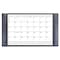 Dacasso Black Leather Desk Pad w/ 2022 Calendar Insert, 34  x 20 PR-1050 - alternate 1